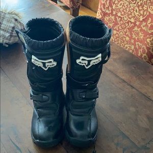 Motosports Fox  dirt bike kids boots size 1